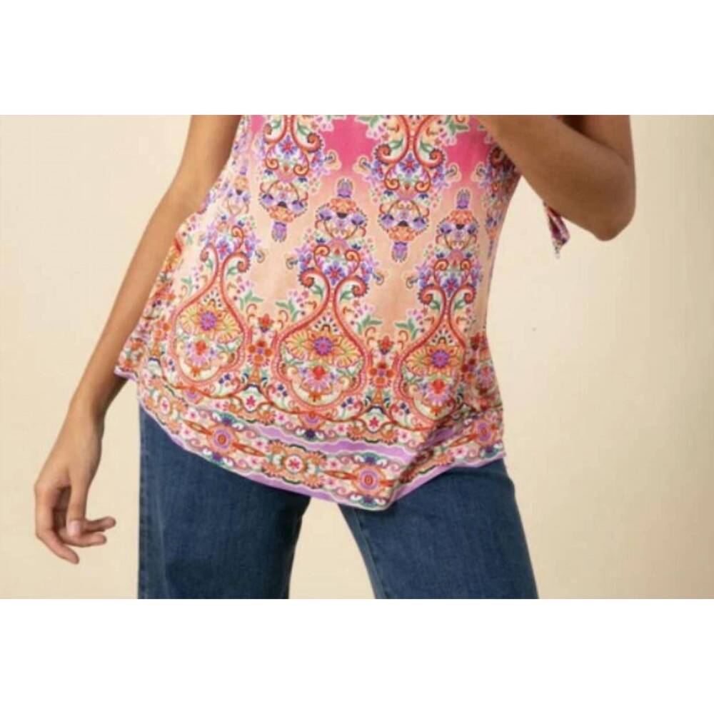 NEW HALE BOB cali halter top in pink
